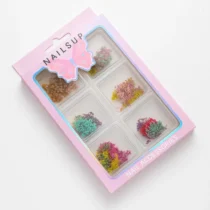 Set de Flores Secas Naturales NailsUp para Nail Art