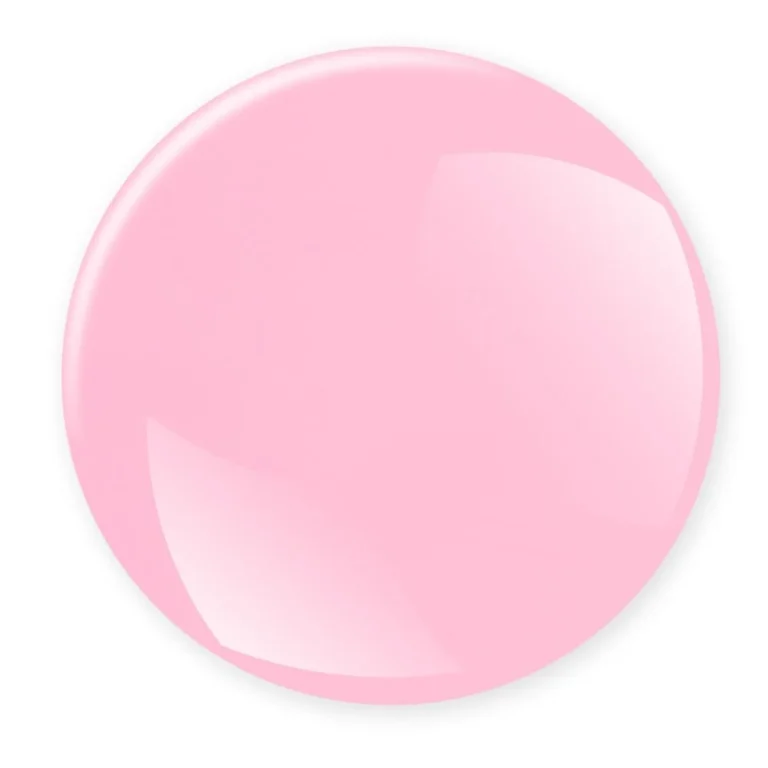 Muestra de color rosa pastel de Rubber Base NAILSUP Nova N08 con acabado brillante